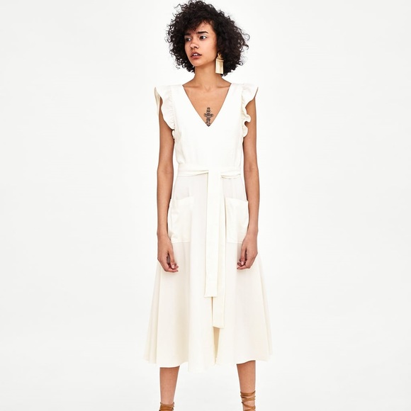 zara white dress 2018